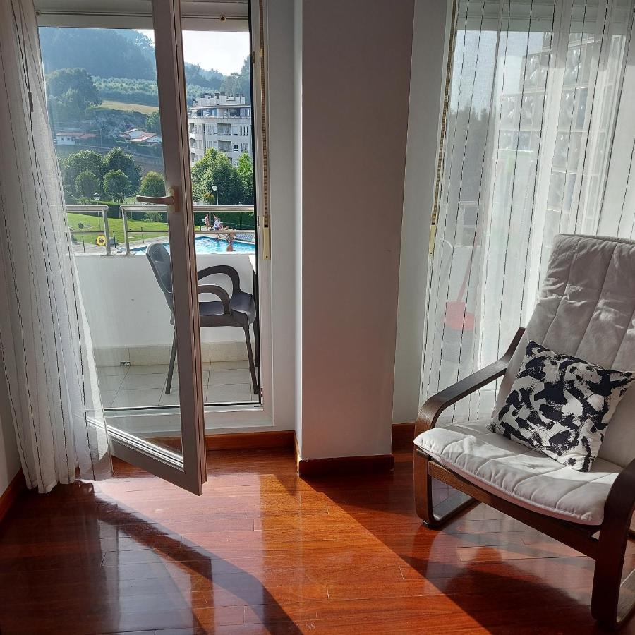 Soleado Piso Con Garaje Y Piscina A 8' Centro Apartamento Castro Urdiales Exterior foto
