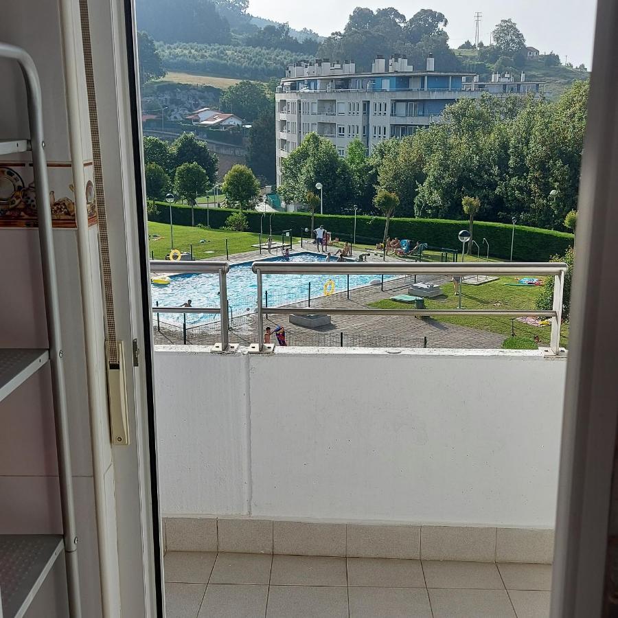 Soleado Piso Con Garaje Y Piscina A 8' Centro Apartamento Castro Urdiales Exterior foto